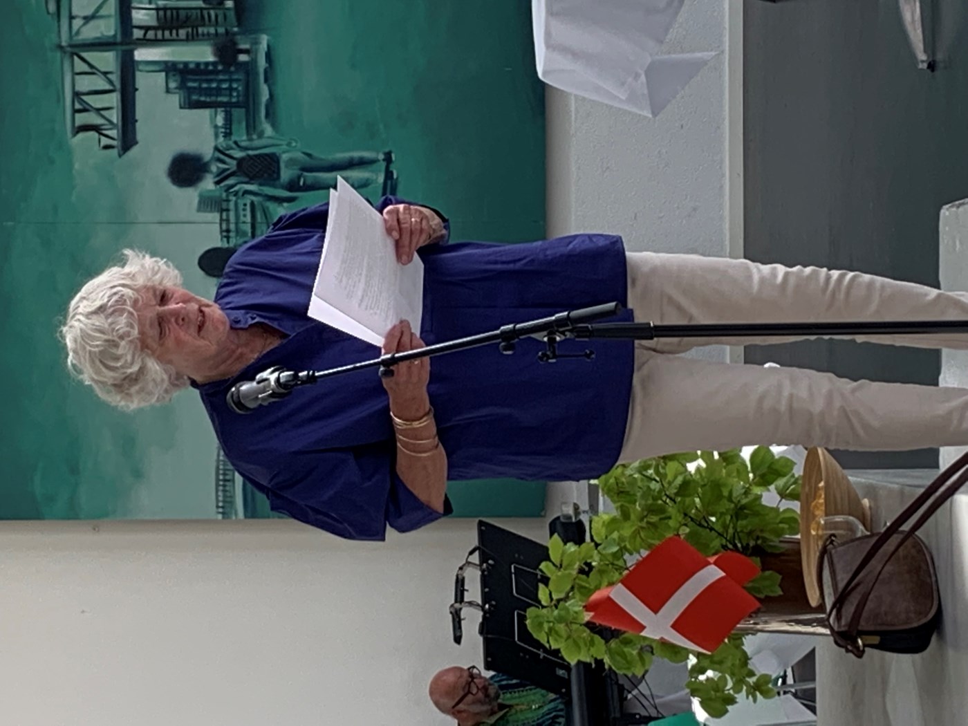 Lise Skou causerede over den slidsomme proces der gik forud for realiseringen af Skagen Bio
